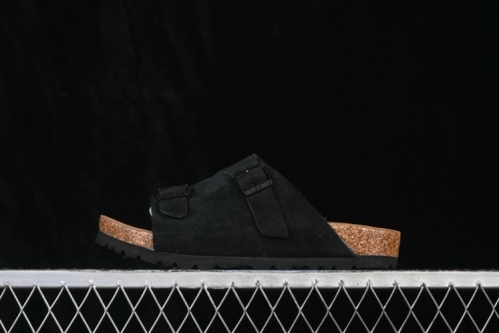 Birkenstock Suede Shearling-Lined Sandals - 1009532