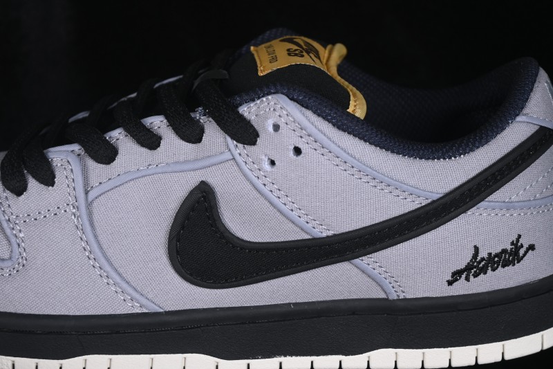 Nike SB Dunk Low Retro Skateboarding Shoes with Premium Leather Construction - FN5880-001