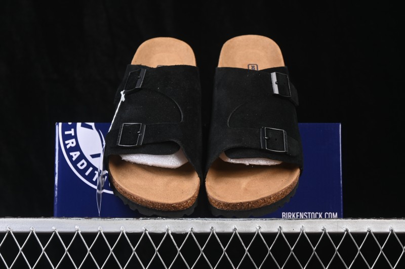 Birkenstock Suede Shearling-Lined Sandals - 1009532