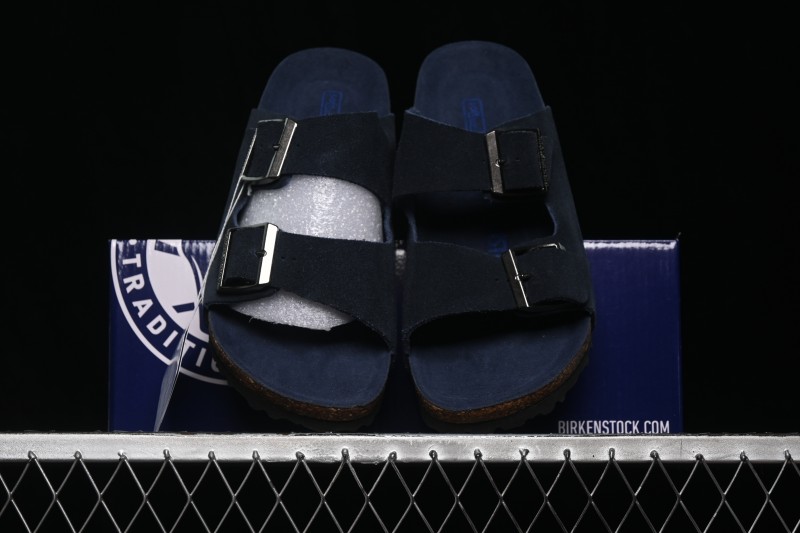 Birkenstock Sheepskin-Lined Suede Sandals with Cushioned Cork Midsole - 1009527