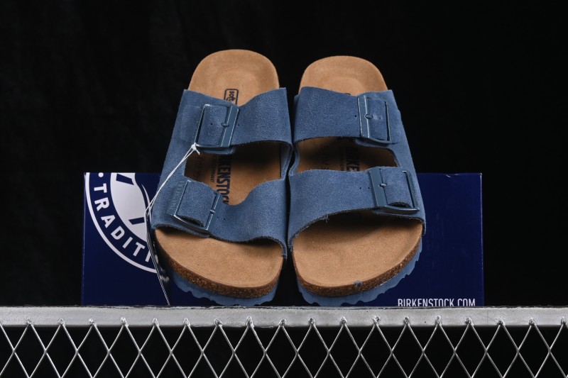 Birkenstock Sheepskin Lined Suede Sandals with Soft Footbed - 0560771