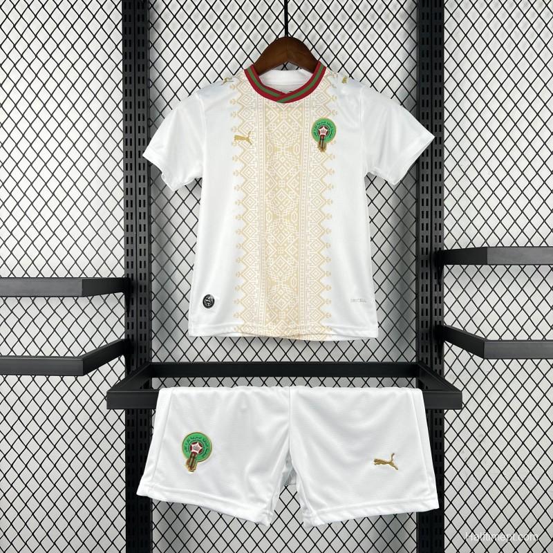 2026 Kids Morocco World Cup Away Kit