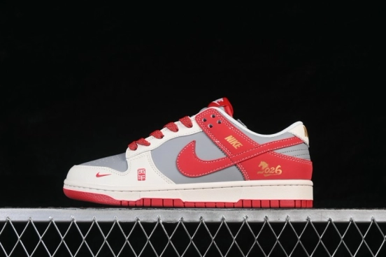 Nike Dunk Low Retro Skateboarding Shoes with Color Block Design - QW5288-106