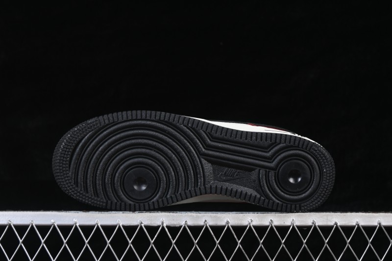 Nike Air Force 1 '07 Low Lunar New Year Edition Basketball Sneakers with Premium Leather Upper - HF3148-102