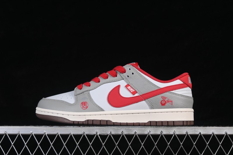 Nike SB Dunk Low Year of the Horse Premium Custom Low-Top Skateboarding Shoes - QW5288-109