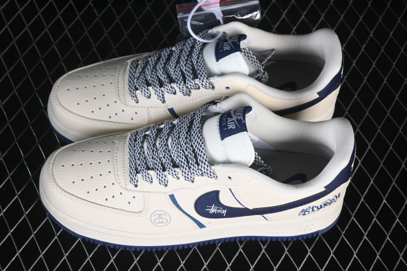 Nike Air Force 1 '07 Low Stussy Collaboration Skateboarding Shoes - LD1999-020