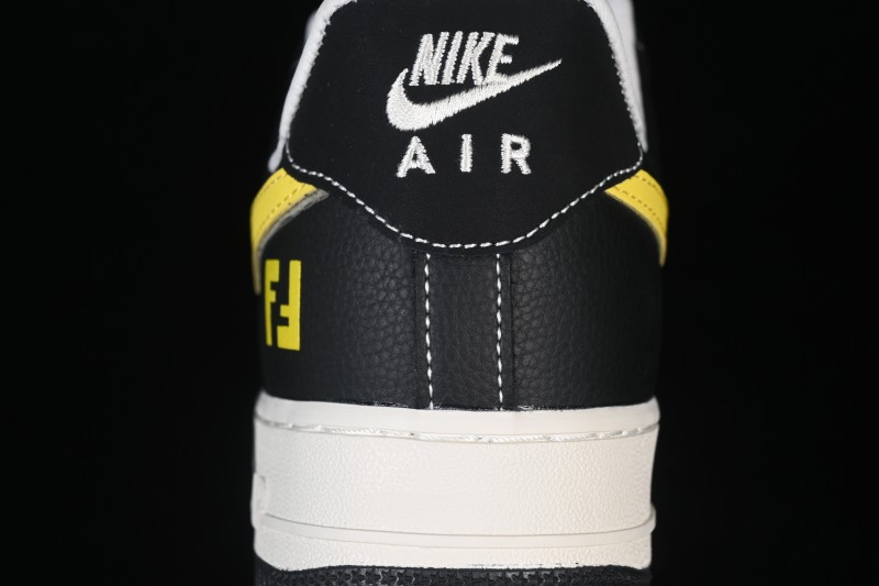 Nike Air Force 1 '07 Low Fendi Collaboration Casual Sneakers with Premium Leather Upper - LD1999-019