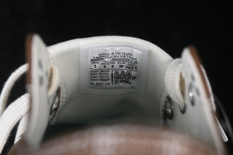 Carhartt Wip x Converse Chuck 70 High Unisex Canvas Sneaker with Classic Rubber Toe Cap - 165558C