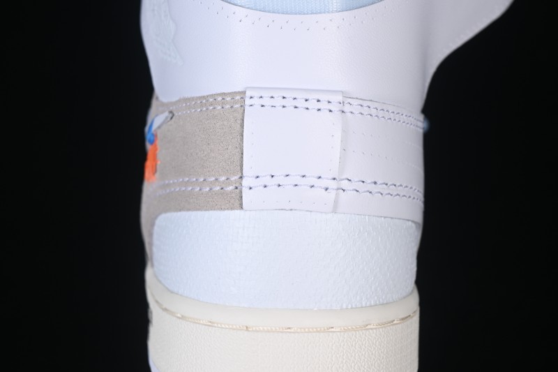 Off-White x Air Jordan 1 Retro High Top Basketball Shoes White - AA3834-100