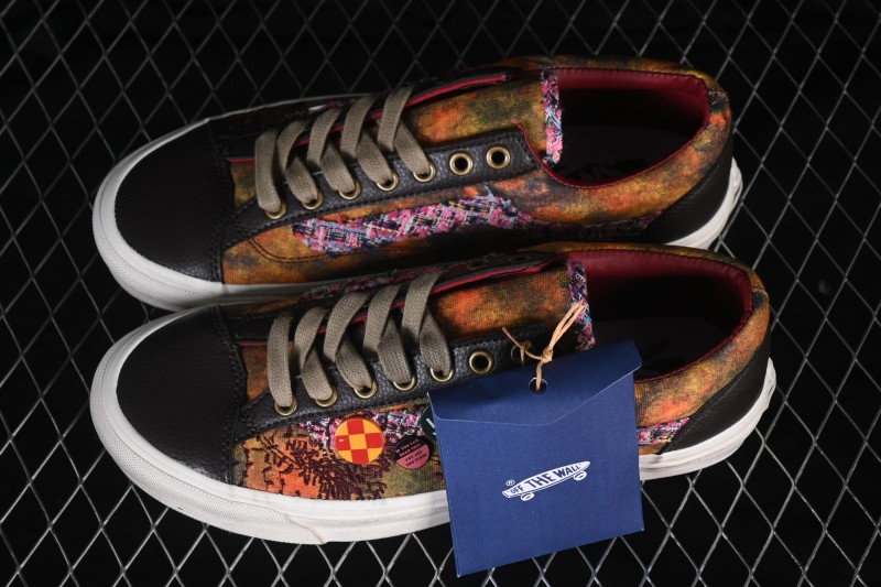 Vans Premium Old Skool 36 Retro Distressed Skate Shoes with Vintage Logo Accents - VN000D9RENB