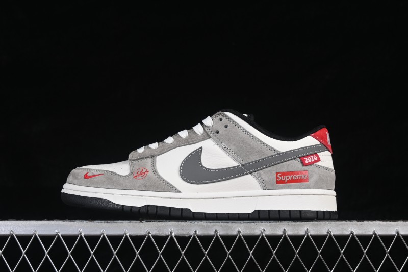 Nike SB Dunk Low Year of the Horse Limited Edition Grey Suede High-End Custom Low-Top Skateboarding Shoes - XZ5899-113