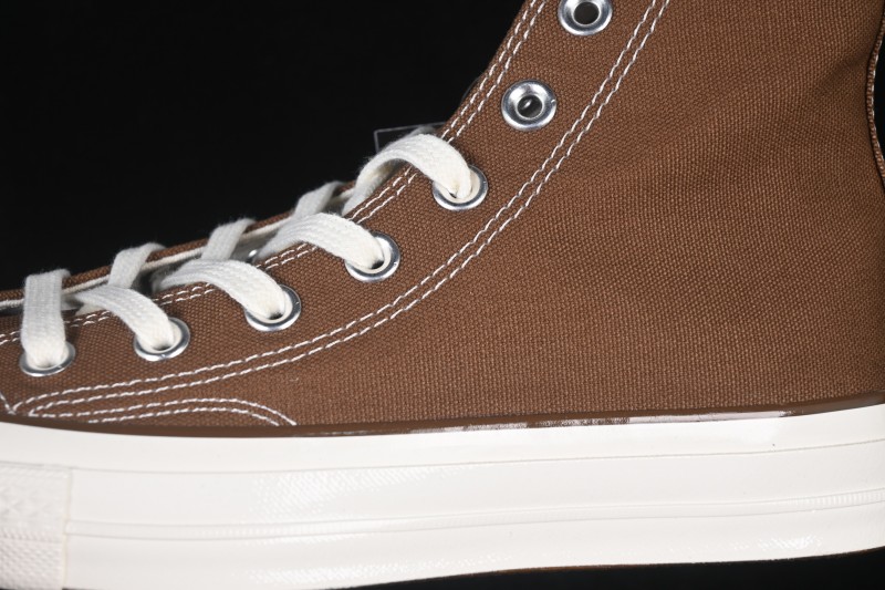 Carhartt Wip x Converse Chuck 70 High Canvas Sneakers with Classic Rubber Sole - 169220C
