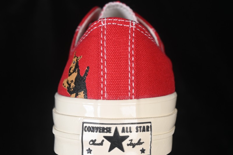 Converse Golf Le Fleur 1970s Low-Top Casual Skateboarding Shoes with Collaborative Flower Design - A12145C