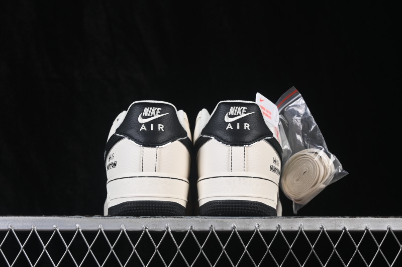 Nike Air Force 1 '07 Low Collaboration Basketball Sneakers with Full-Length Air Cushion - DD1982-345