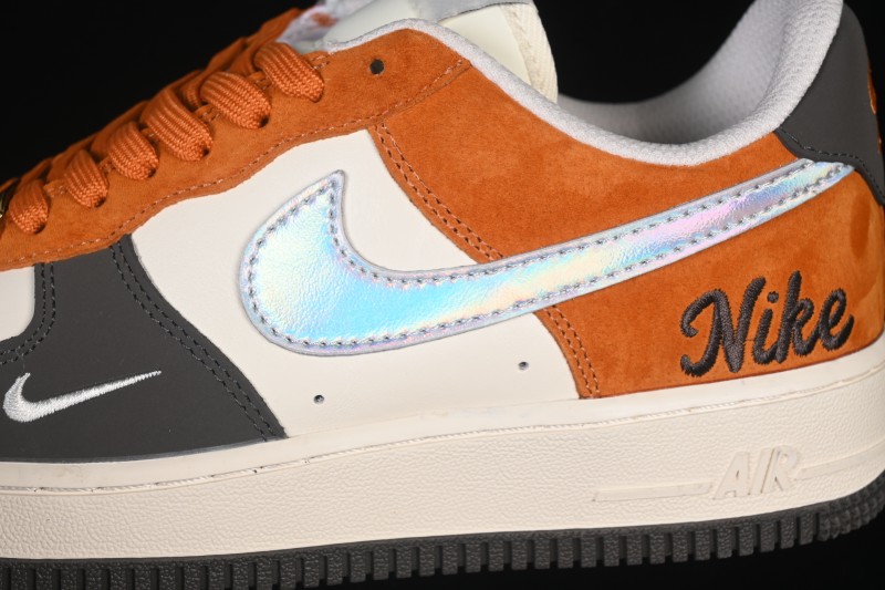 Nike Air Force 1 '07 Low Casual Sneakers with Laser Accents and Cushioned Sole - NH0601-530