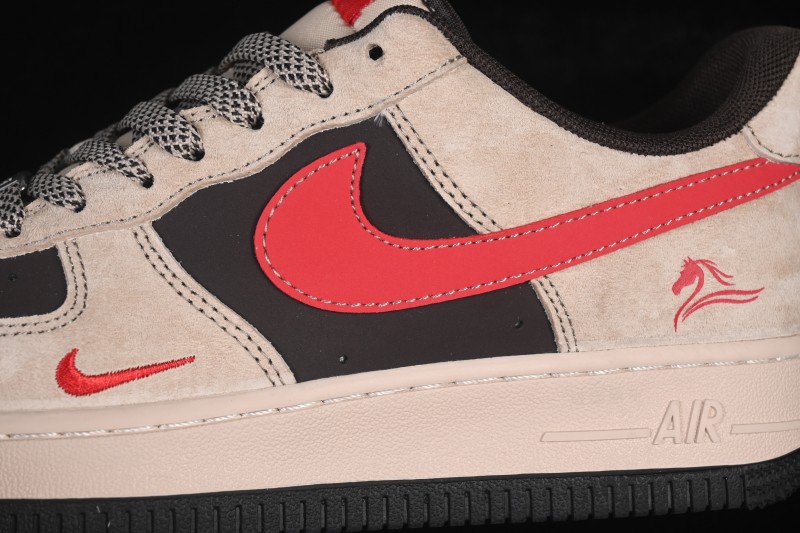 Nike Air Force 1 '07 Low Chinese New Year Limited Edition Light Khaki Casual Sneakers - XD0028-020