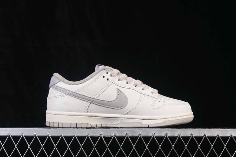 Nike SB Dunk Low Retro Skateboarding Shoes with Mist Purple Suede Upper - HF5441-007