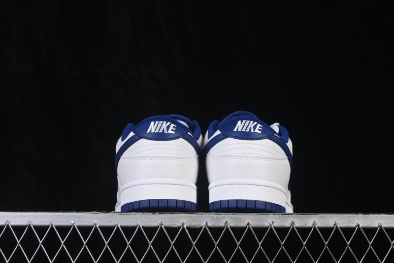 Nike SB Dunk Low White Blue Skateboarding Shoes - HF5441-117