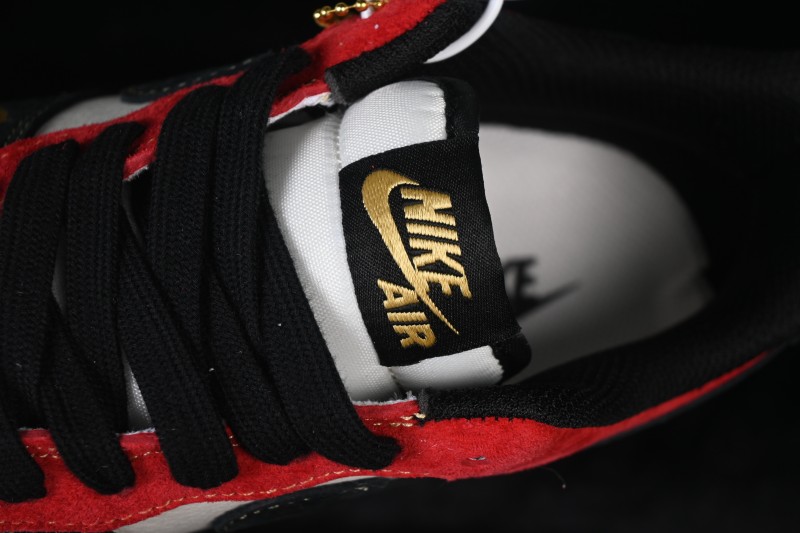 Nike Air Force 1'07 Low Year of the Horse Limited Edition Black Red Colorway Low-Top Casual Skateboarding Shoes - QW5288-131