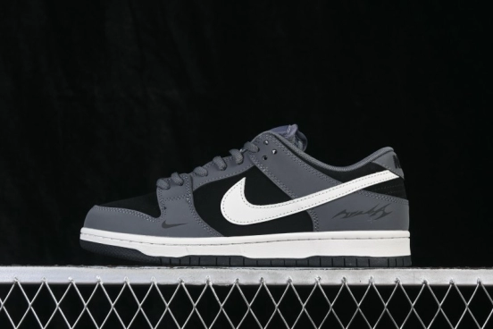 Nike SB Dunk Low Gray White Premium Custom Low-Top Skateboarding Shoes - BW0620-136