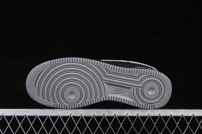 Nike Air Force 1 '07 Low Midnight Phantom Silver Basketball Lifestyle Sneakers - FZ0627-010