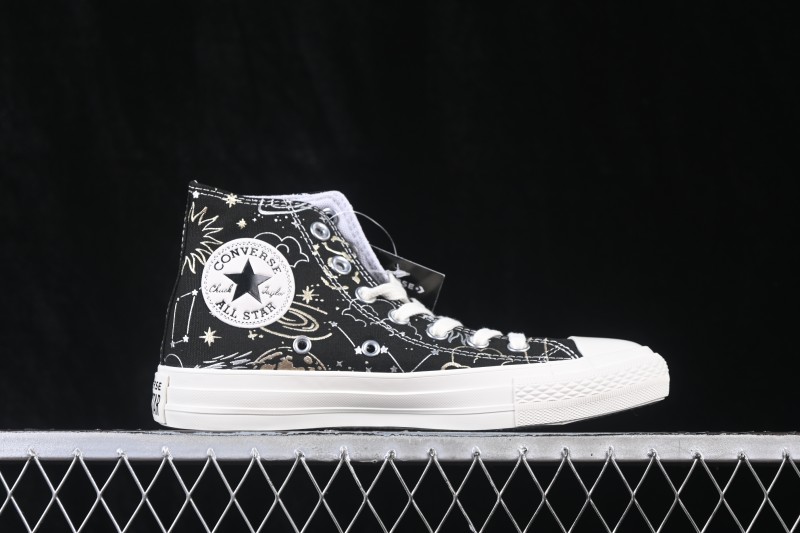 Converse All Star Star Constellation Galaxy Print High-Top Canvas Sneakers - A23870C