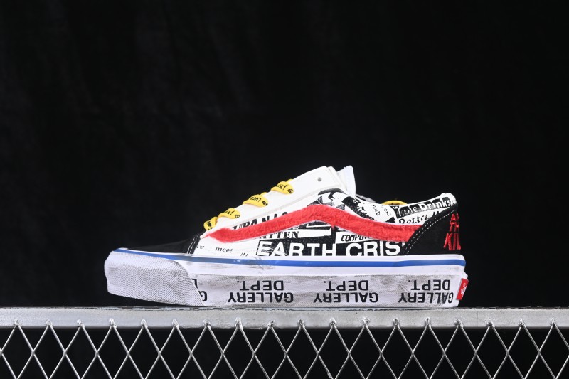 Vans Old Skool Graffiti Low-Top Casual Skateboarding Shoes - VN0A4P3XBMW