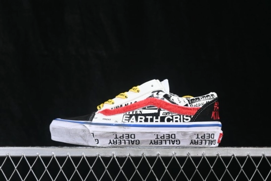 Vans Old Skool Graffiti Low-Top Casual Skateboarding Shoes - VN0A4P3XBMW