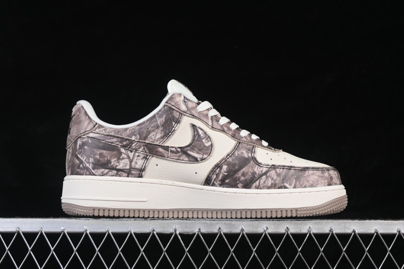 Nike Air Force 1 '07 Low Triple Collaboration Autumn Woodland Casual Sneakers - DF0188-125