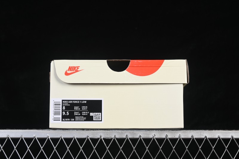 Nike Air Force 1 '07 Low Blue and White Casual Skateboarding Shoes with Full-Length Air Cushion - XL1979-139