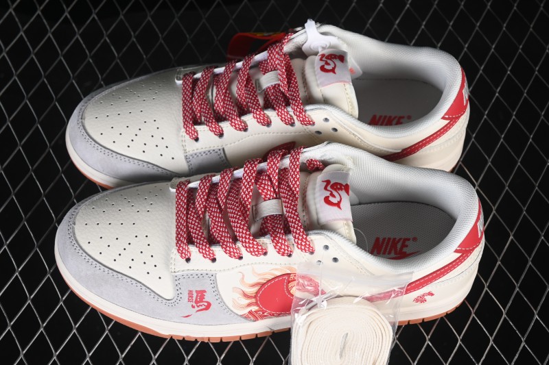 Nike SB Dunk Low Year of the Horse Premium Custom Low-Top Skateboarding Shoes - FC1688-241