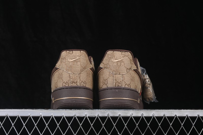 Nike Air Force 1 '07 Low Basketball Lifestyle Shoes with Full-Length Air Cushion - FV3694-117
