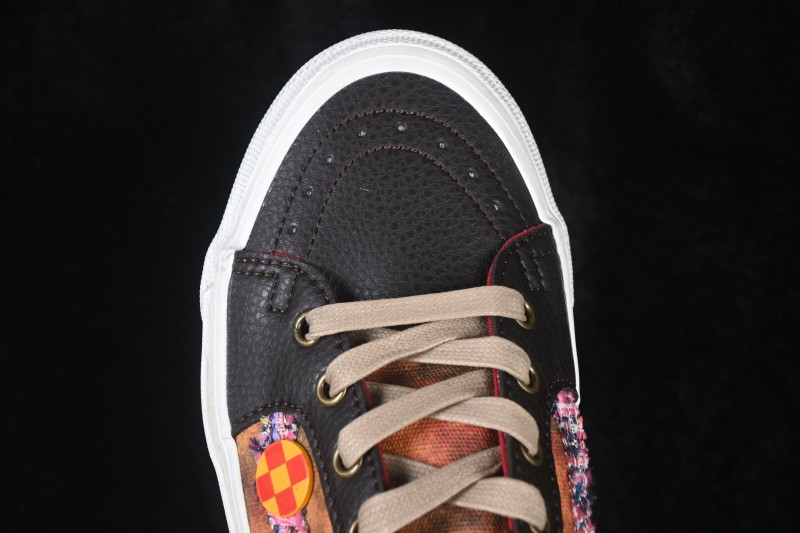 Vans Sk8-Low Badge Limited Edition Casual Skateboarding Shoes with Detachable Embroidery Patches - VN0A4UUK6BT