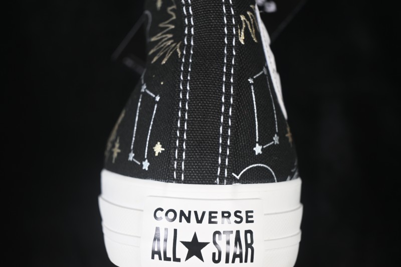 Converse All Star Star Constellation Galaxy Print High-Top Canvas Sneakers - A23870C