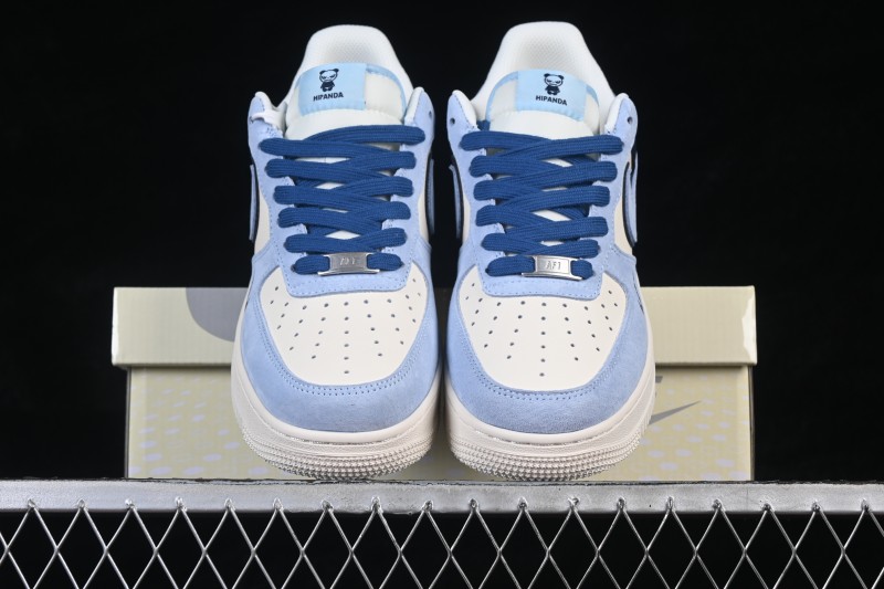 Nike Air Force 1 '07 Low Bearbrick Collaboration UNC Double Swoosh Casual Skate Shoes - XD9314-616