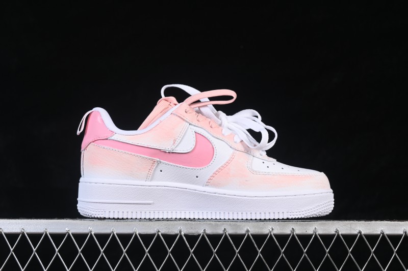 Nike Air Force 1 '07 Low Spring Wild Cherry Prelude Hand-Painted Casual Sneakers - FB8971-007