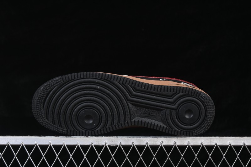 Nike Air Force 1 '07 Low Casual Sneakers with Color Blocking Design - IM3378-122