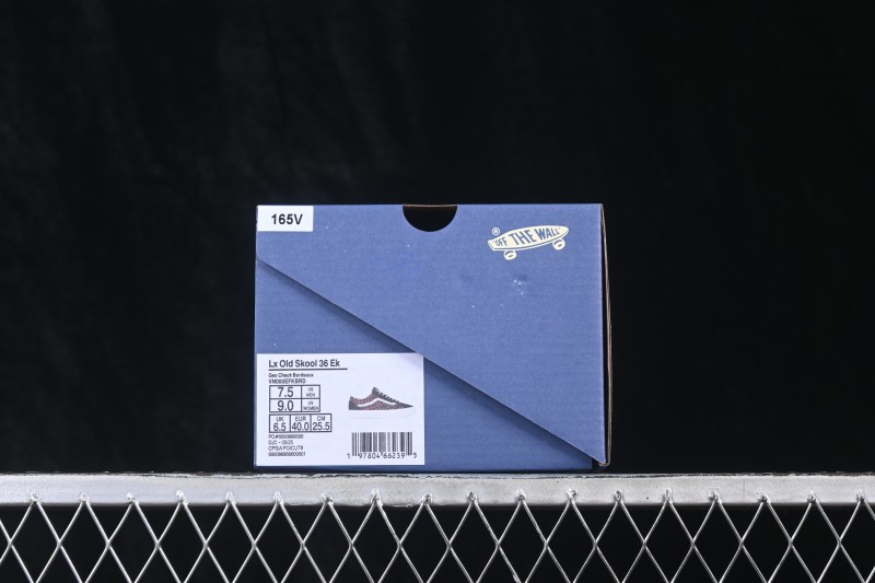 Vans Old Skool 36 Knit High-End Low-Top Casual Skate Shoes with Breathable Knitted Upper - VN000EFKBRD