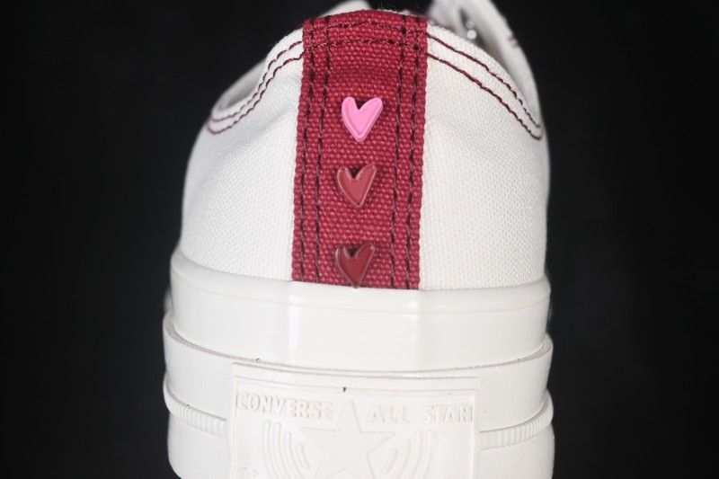 Converse Chuck 70s Valentine's Day Limited Edition Low-Top Canvas Sneakers - A24222C