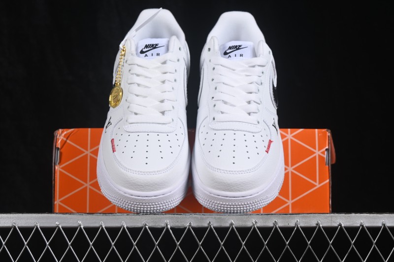 Nike Air Force 1 '07 Low Basketball Shoes with Full-Length Air Cushion - WY0655-109