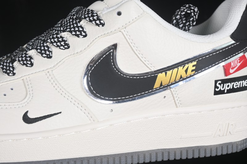 Nike Air Force 1 '07 Low Collab Casual Skateboarding Shoes with Full-Length Air Cushion - MM3399-837