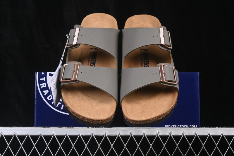 Birkenstock Arizona Soft Footbed Sandals with Shearling Lining and Cork-Latex Sole - 1010503