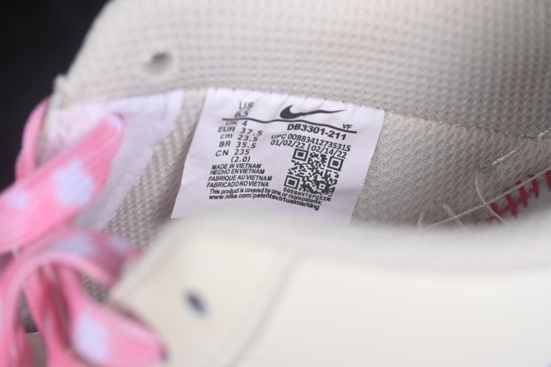 Nike Air Force 1 '07 Low Hand-Painted Sneakers with Pastel Blue and Pink Bubble Design - DB3301-112