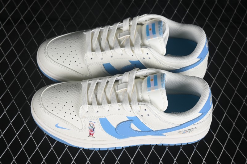 Nike SB Dunk Low World Cup Theme Premium Custom Low-Top Skateboarding Shoes - NH0601-496