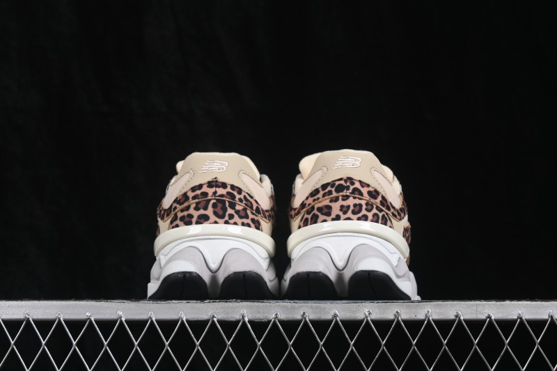 New Balance 9060 Retro Casual Running Shoes with Mesh and Suede Upper, ABZORB Cushioning - U9060PXH