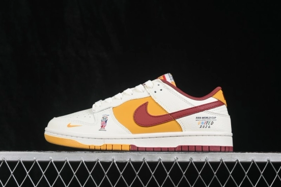 Nike SB Dunk Low World Cup Theme Premium Custom Low-Top Skateboarding Shoes - NH0601-498