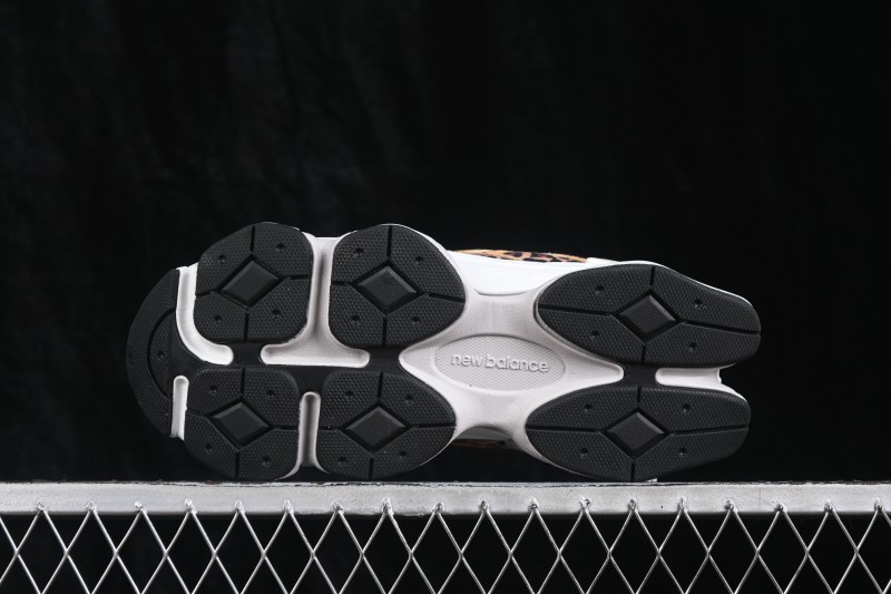 New Balance 9060 Retro Casual Running Shoes with Mesh and Suede Upper, ABZORB Cushioning - U9060PXH