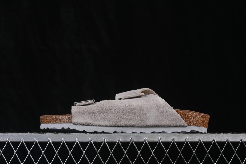 Birkenstock Shearling-Lined Slide Sandals with Cork-Latex Footbed - 1009527