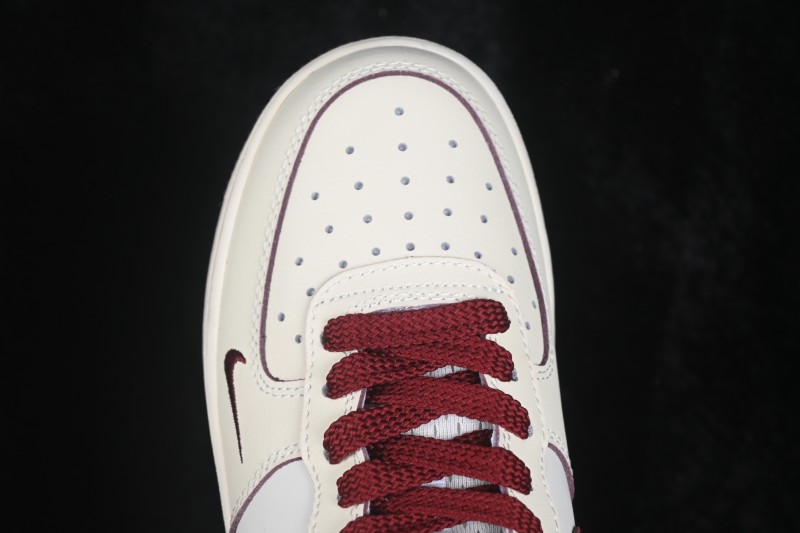 Nike Air Force 1 '07 Low Wild Berry Leopard Shadow Hand-Painted Casual Sneakers - FB1839-521