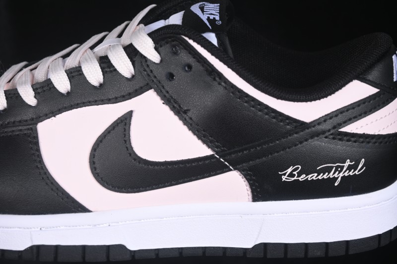 Nike SB Dunk Low Basketball Shoes with Black and Pink Colorway - DD1391-100